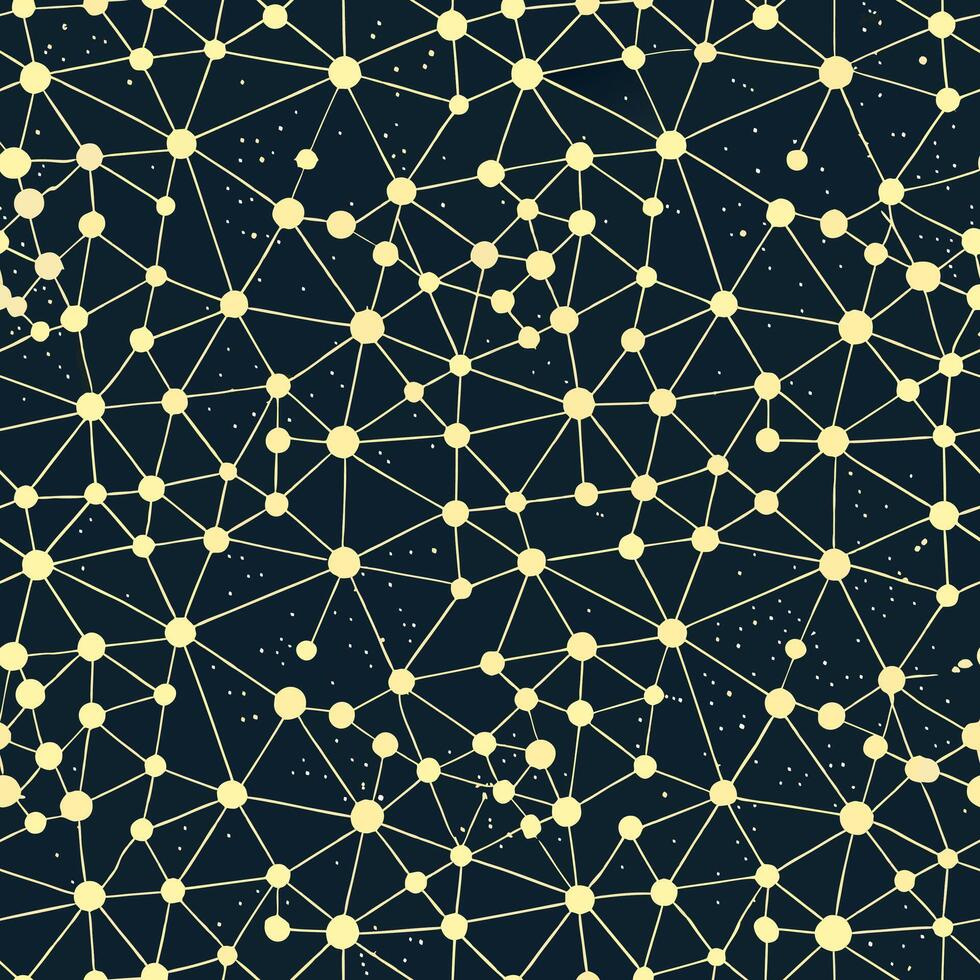 Seamless connections forming intricate patterns abstract art digital environment artistic viewpoint conceptual design vector