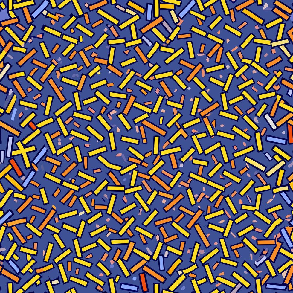 Seamless patterns of tiny geometric fragments urban setting digital art abstract composition aesthetic viewpoint vector