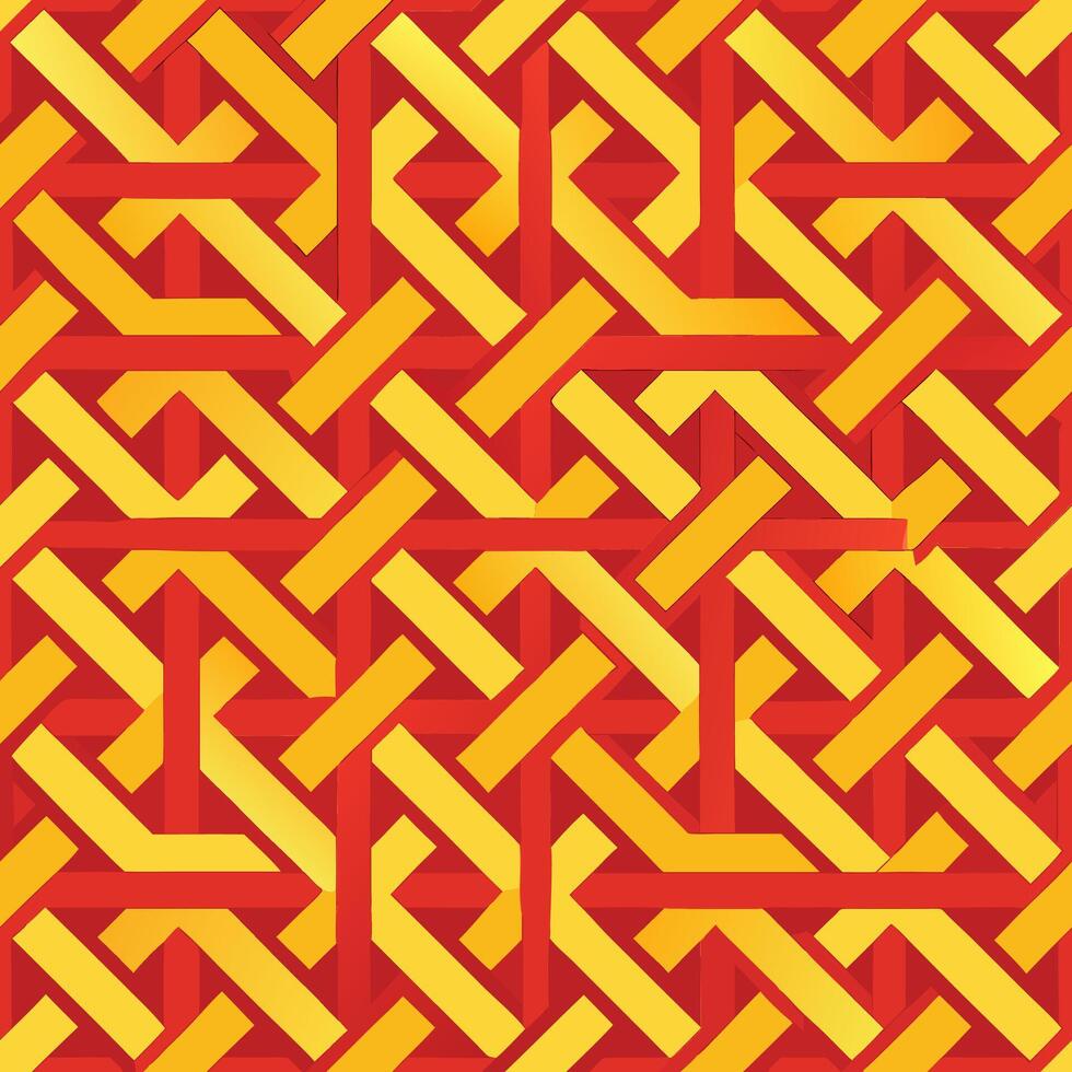 Seamless pattern of rotated rectangles graphic design vibrant colors abstract top view creative concept vector