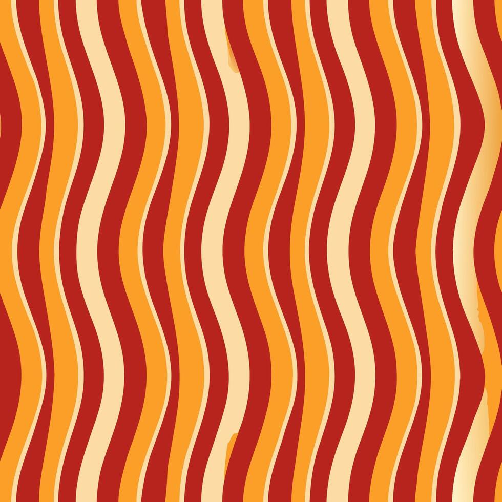 Seamless wavy pattern design digital art abstract environment vibrant colors captivating viewpoint vector