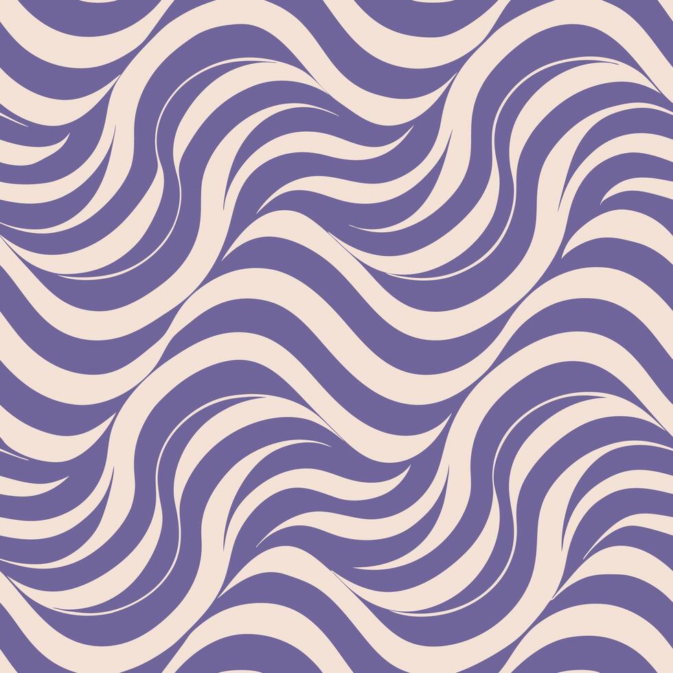 Seamless waves pattern design abstract art graphic digital close-up aesthetic visuals vector