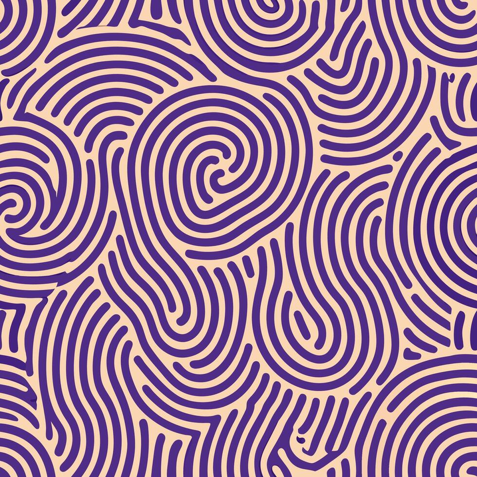 Seamless curved line patterns abstract design graphic art modern aesthetic top-down view unique concept vector