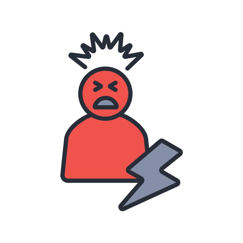 hurt icon color vector