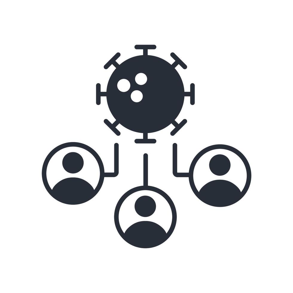 spread icon color vector