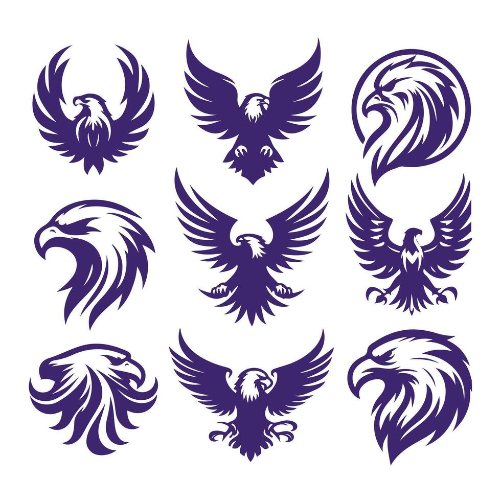 Soaring Talon Eagle Collection Logo vector