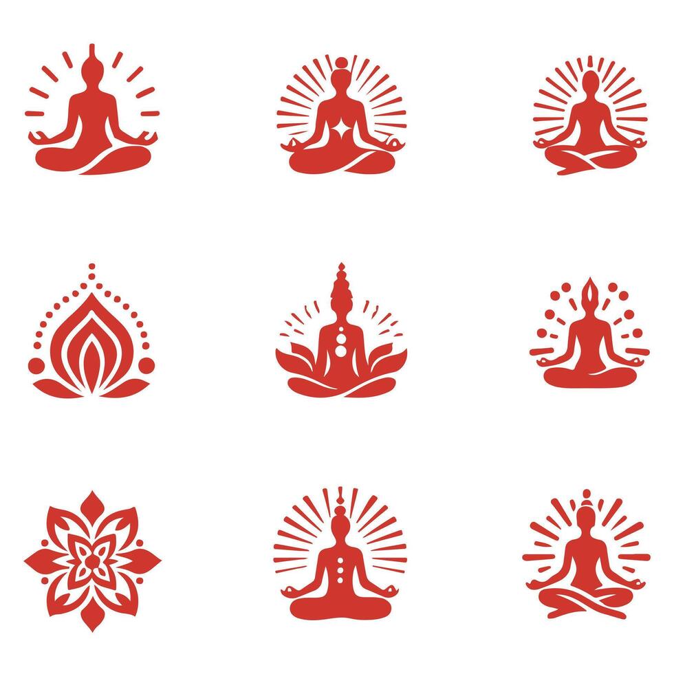 The Still Moment medetation collection logo vector