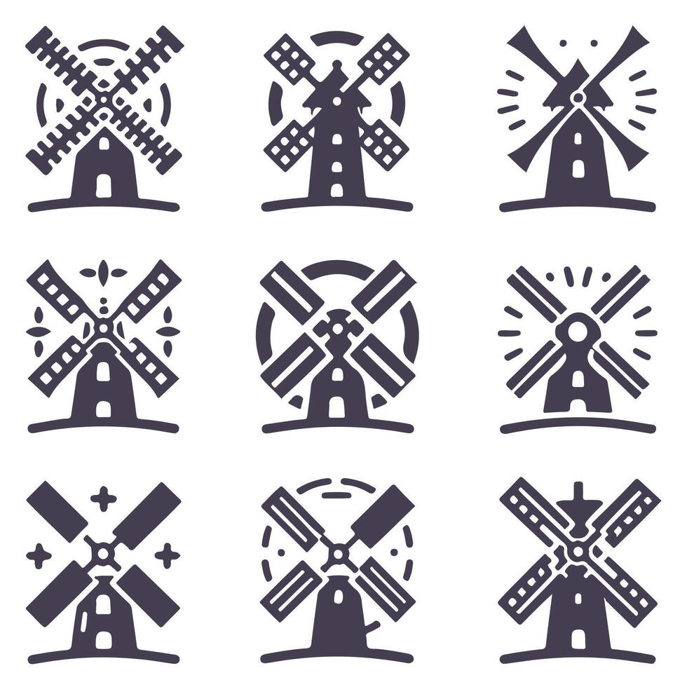 Windmill Haven collection logo vector
