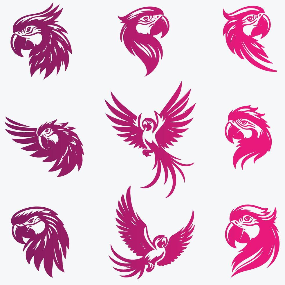 Feathered Flair collectio logo vector