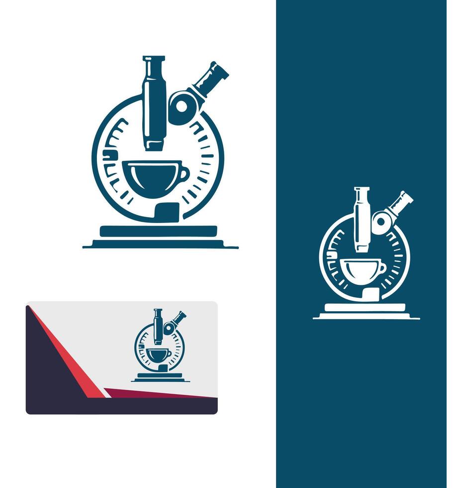 Zoomify Microscope Logo Design vector