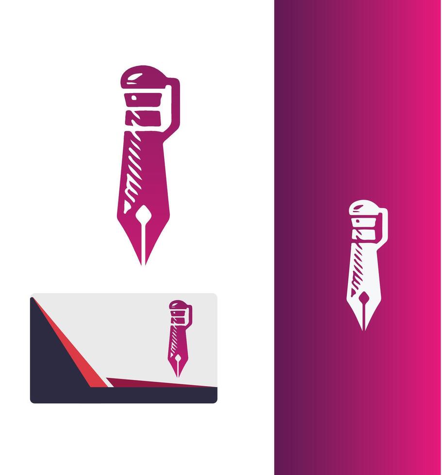 Classic Pen pen logo vector