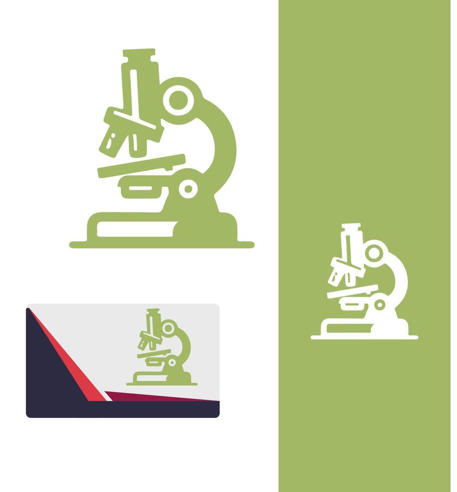 Ultra Lens Microscope Design vector