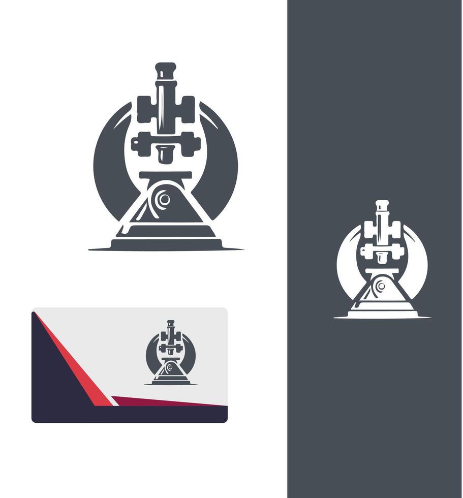 Nano Clarity Microscope Design vector