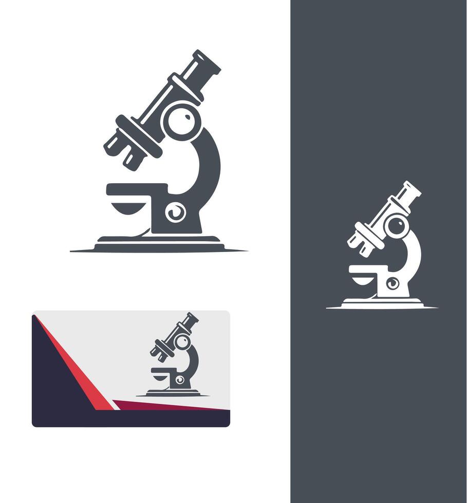 Explore Microscope Design vector