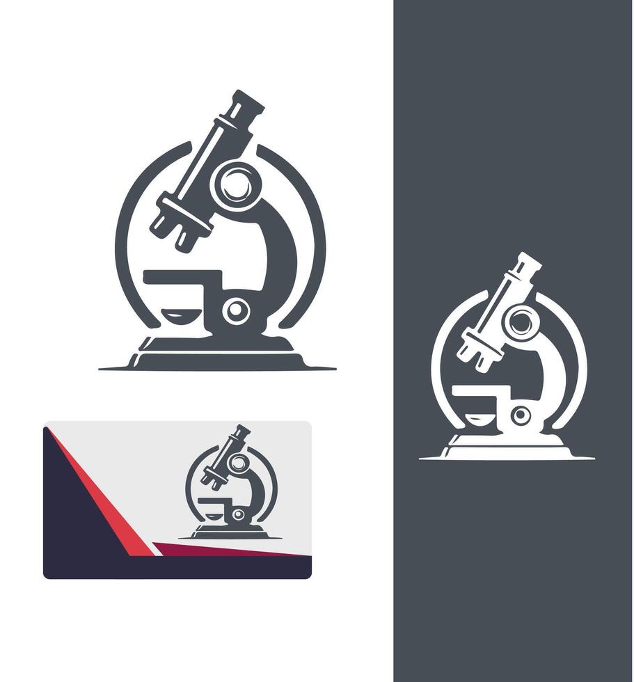 Pure Focus Microscope Design vector