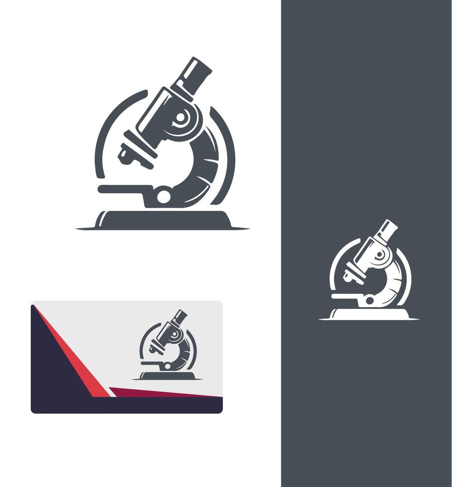 Zoom Master Microscope Design vector