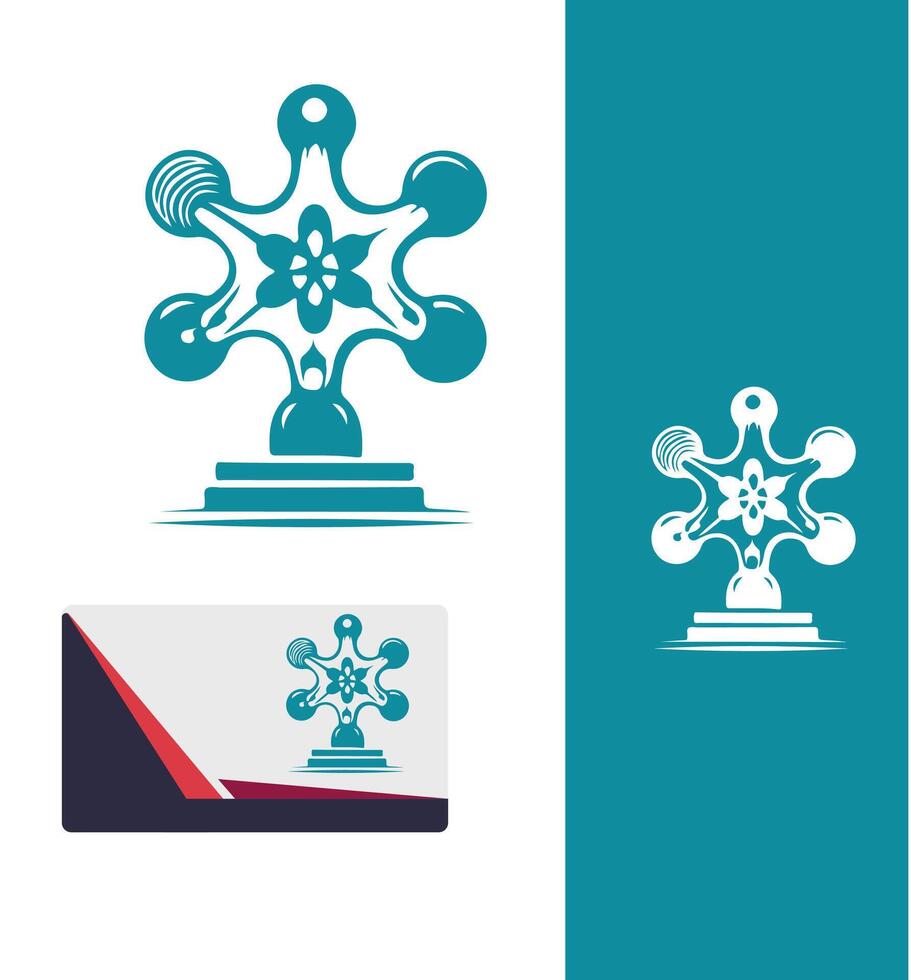 Vision Microscope Logo vector