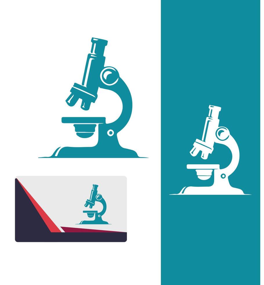Nano Microscope Design vector