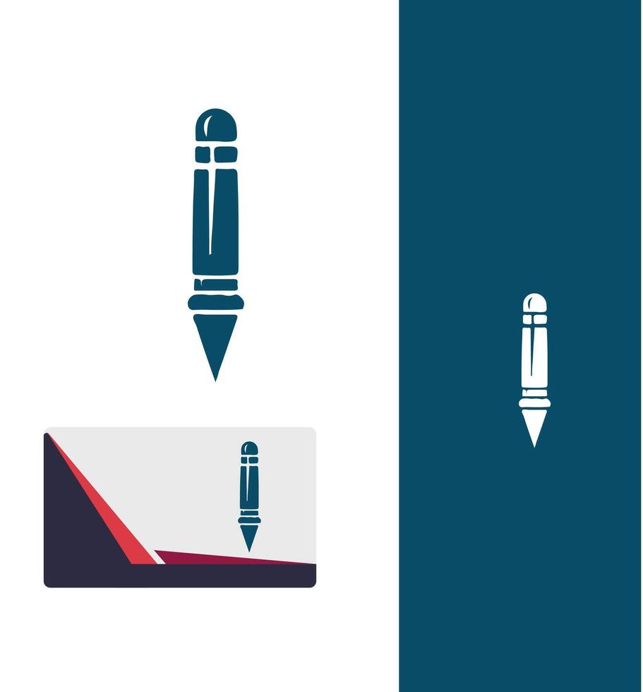 Supreme Pen pen logo design vector
