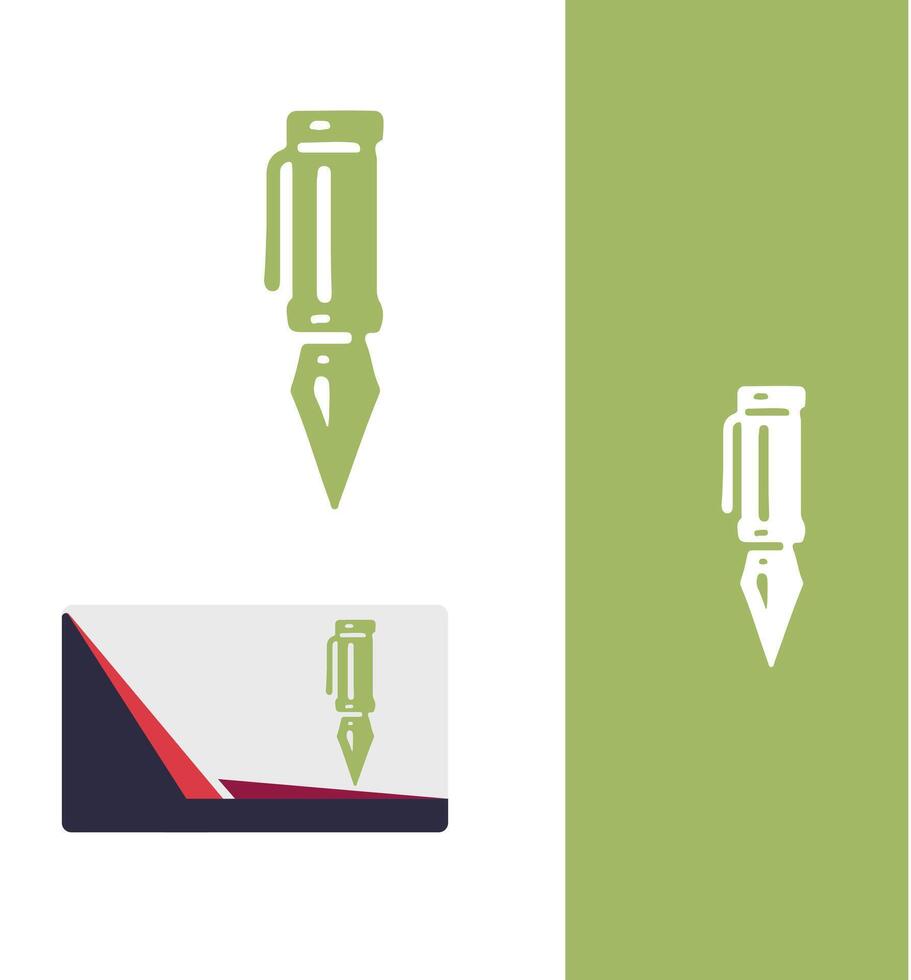 Master Craft Pen pen logo design vector