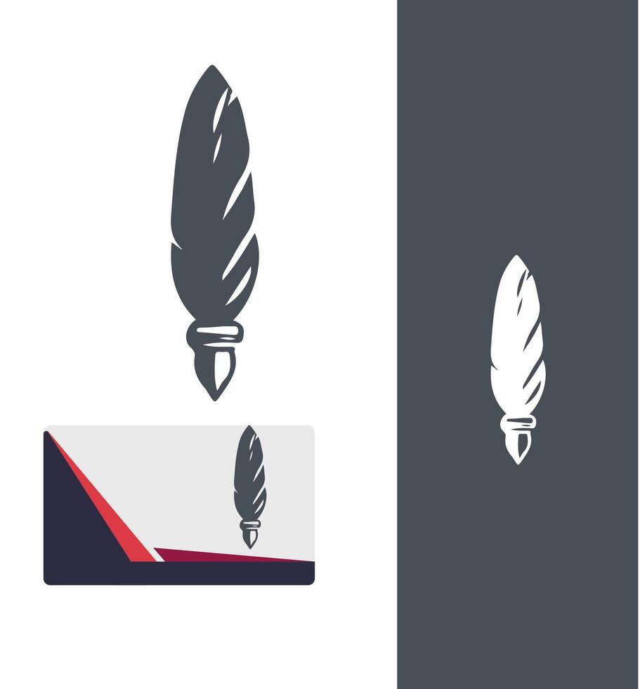 Prestige Pen pen logo design vector