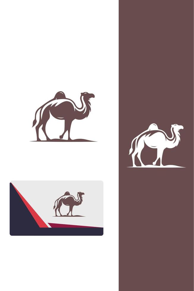 Sahara Trail camel design vector