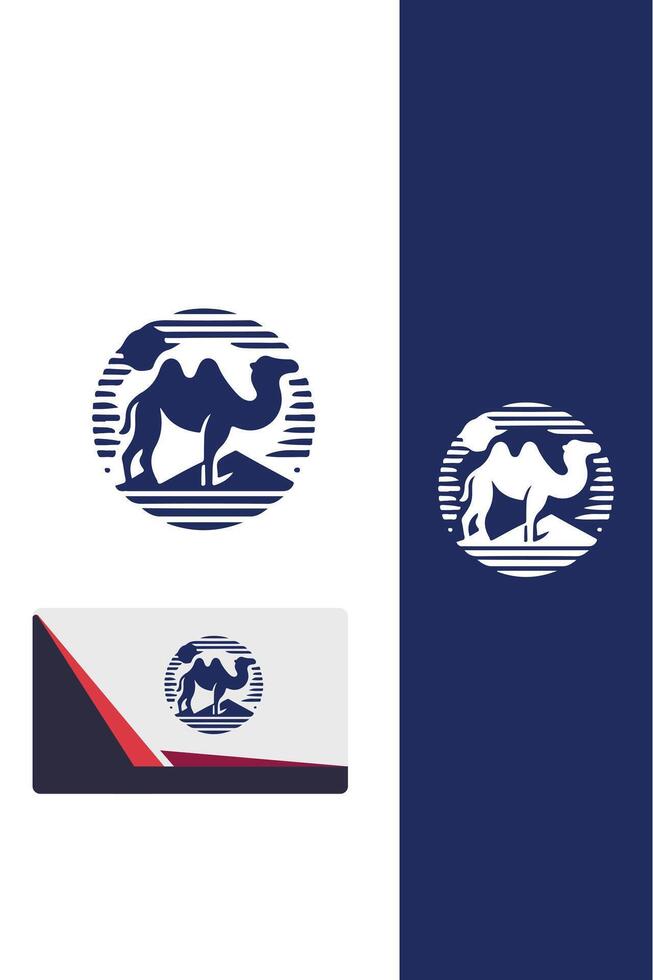 Camel Quest camel design vector