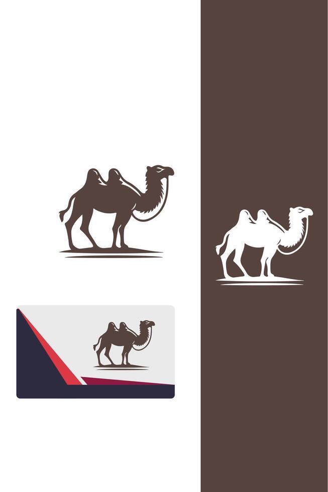 Camel Oasis camel logo vector