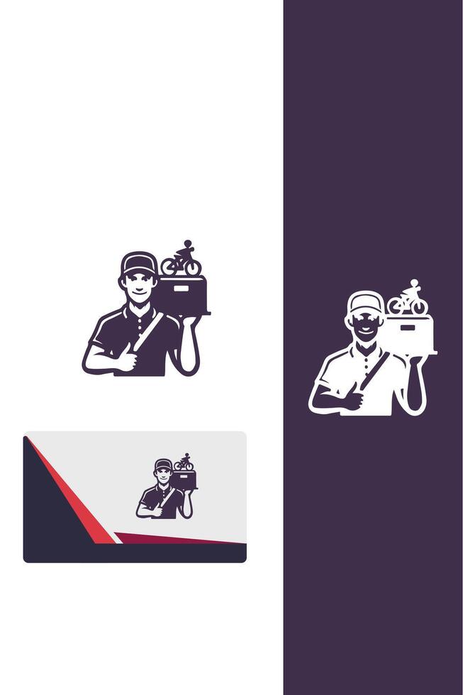 Zoom Path Delivery Gul design vector