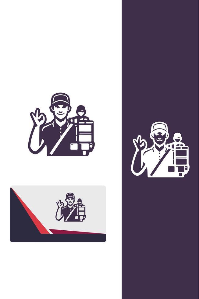 Swift Trek Delivery Gul design vector