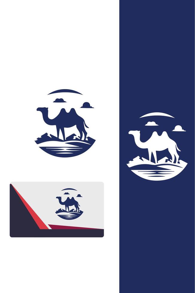 The Camels Trail camel logo vector
