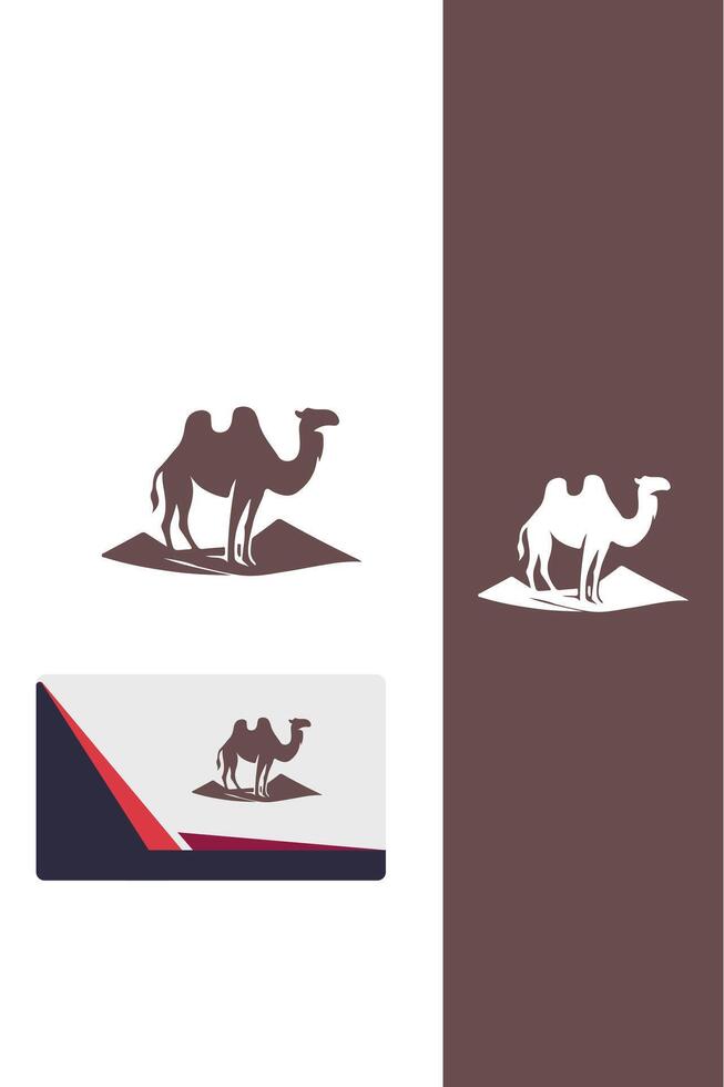Sand Voyager camel logo vector