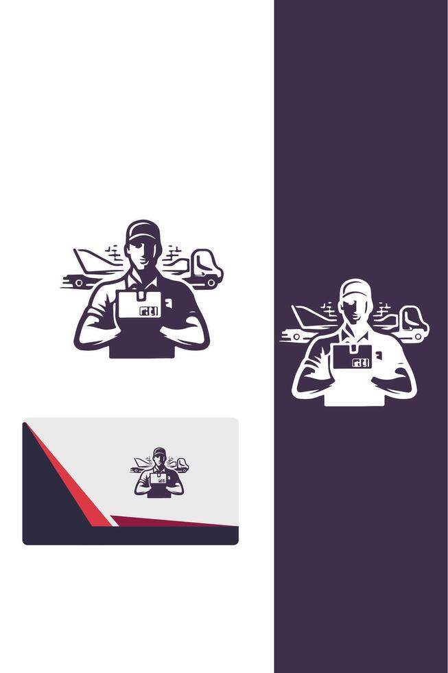 Flash Route Delivery Gul design vector