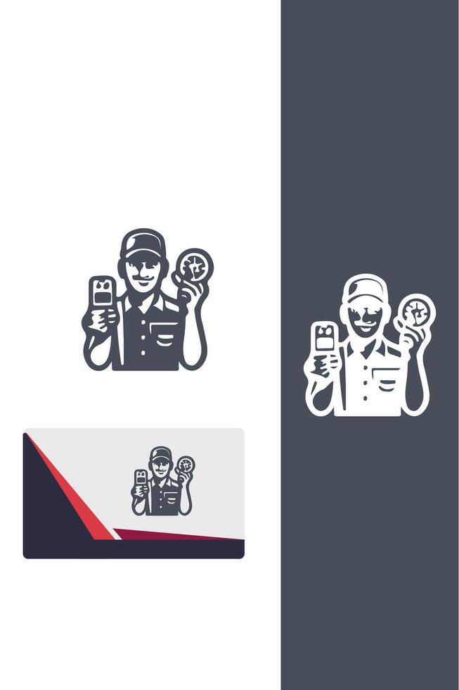 Fast Lane Express Delivery Gul logo vector
