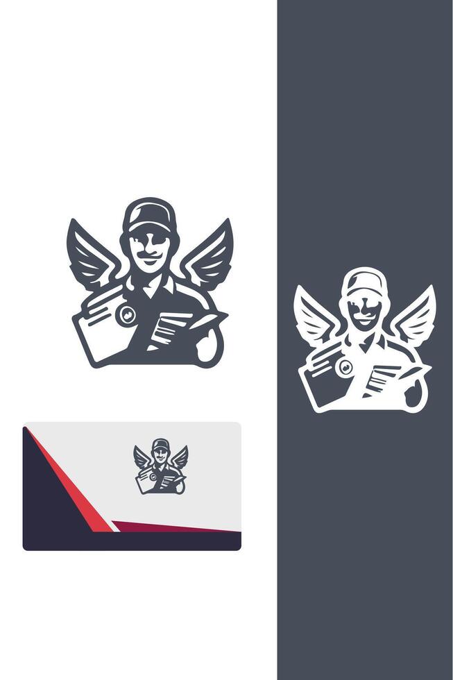 Express Route Delivery Gul logo vector
