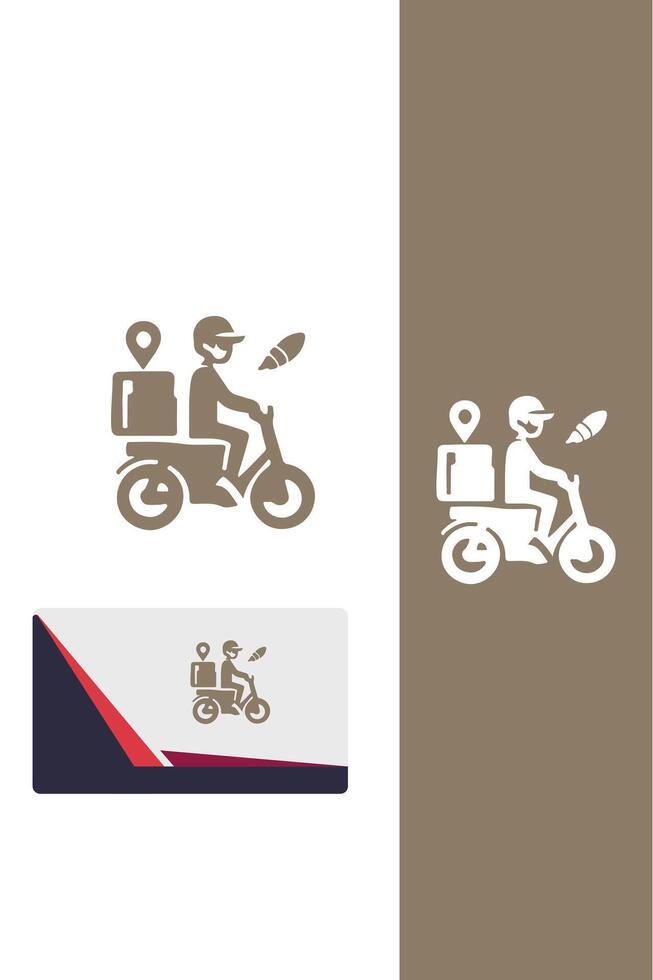 Rapid Run Delivery Gul logo vector
