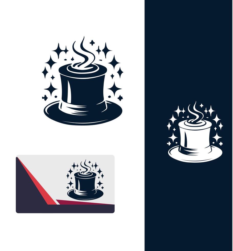 Enchanted Coif Magic Hat logo vector