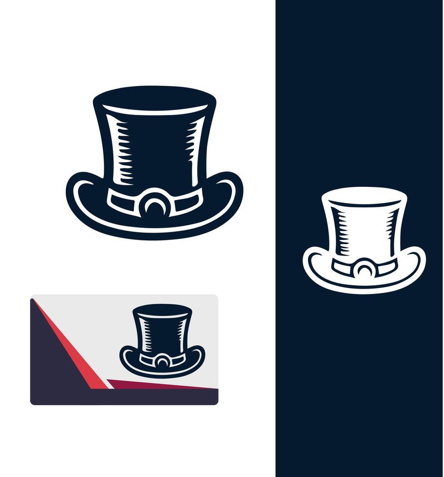 Phantom Topper Magic Hat logo vector