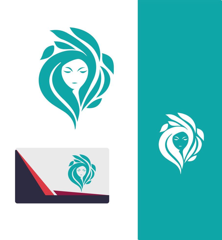 Leaf And Blossom Dryad Woman Design vector