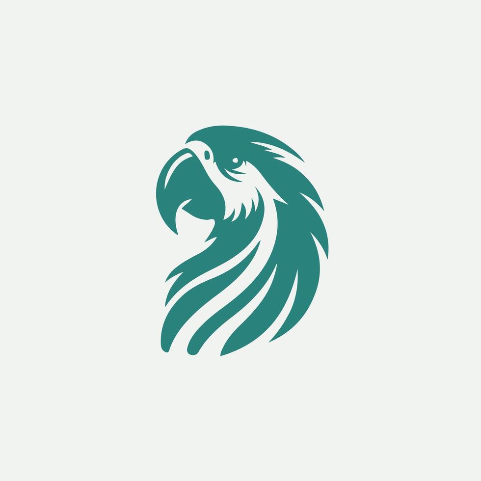 Beak Blaze Parrot Logo vector