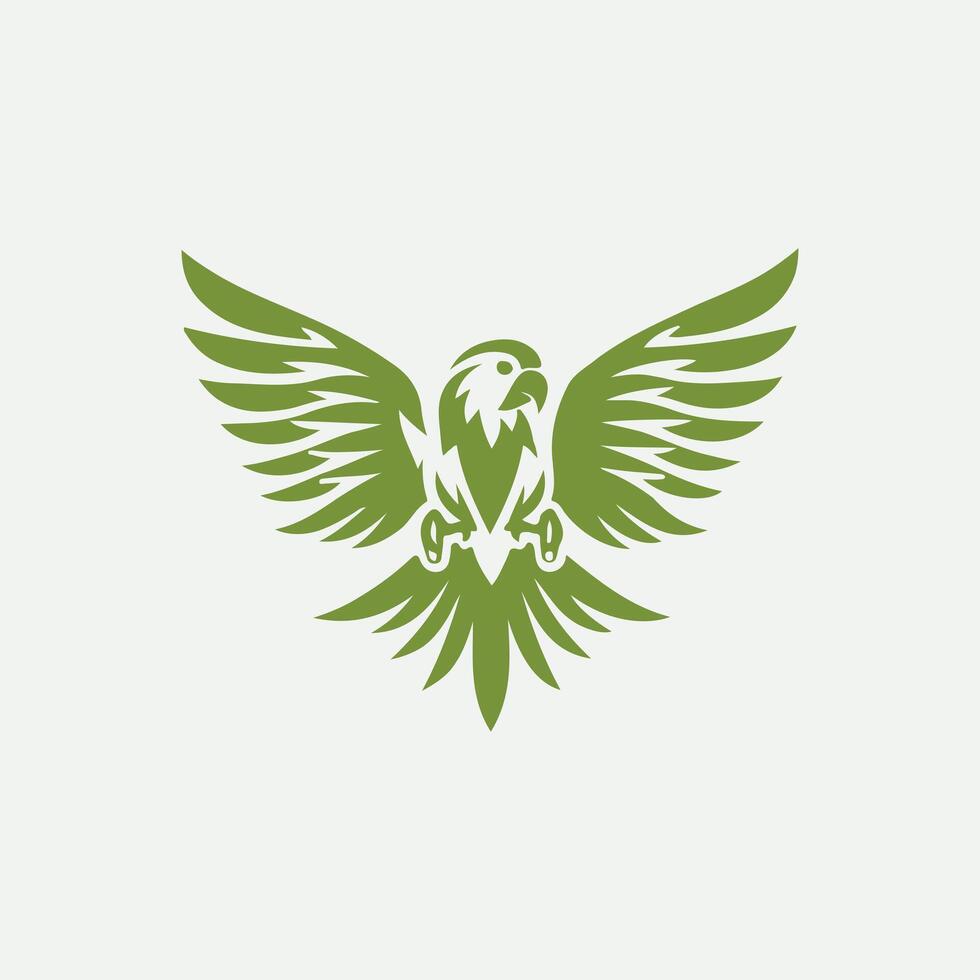 Feathered Fusion Parrot Logo Design vector