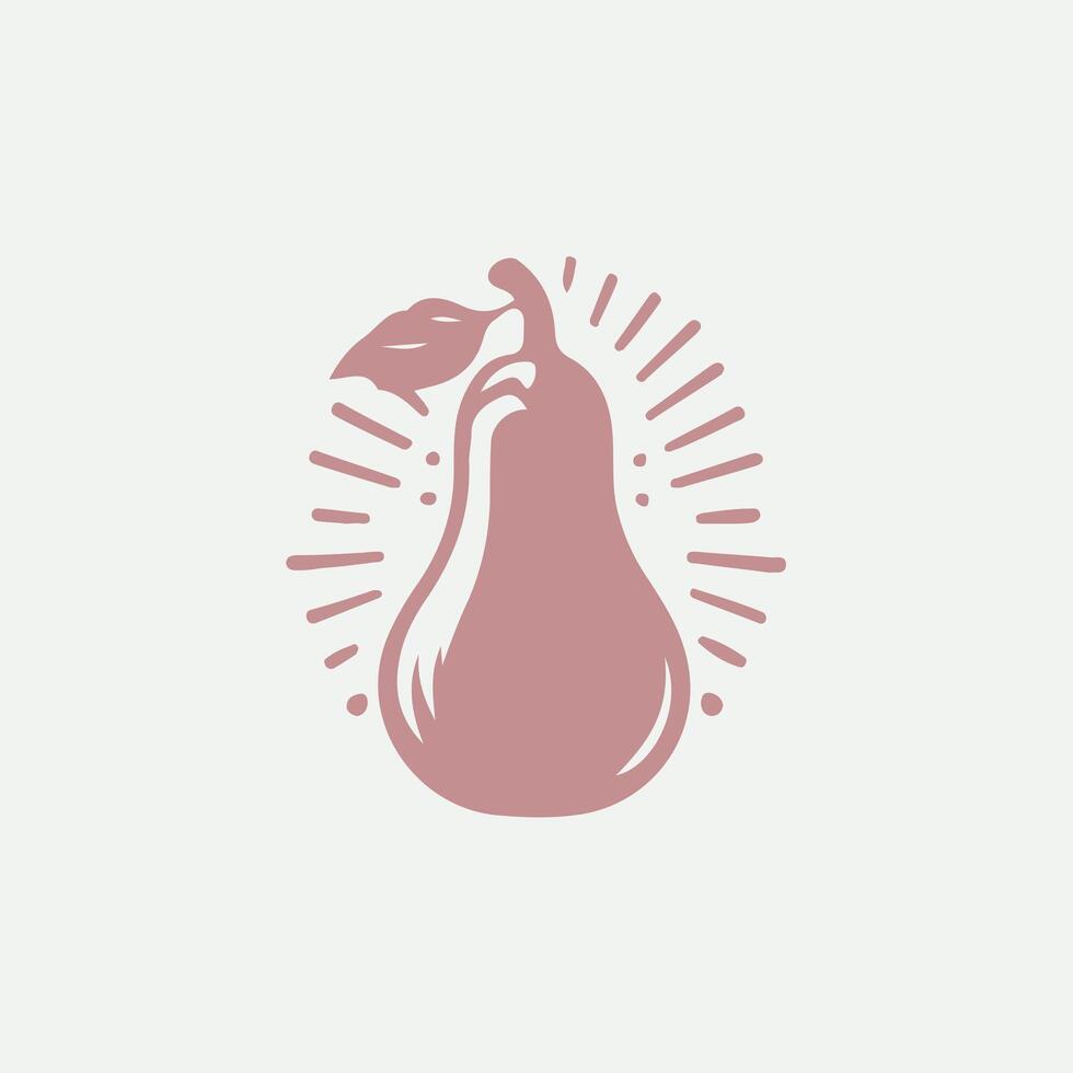 Casaba Melon vegetable logo vector
