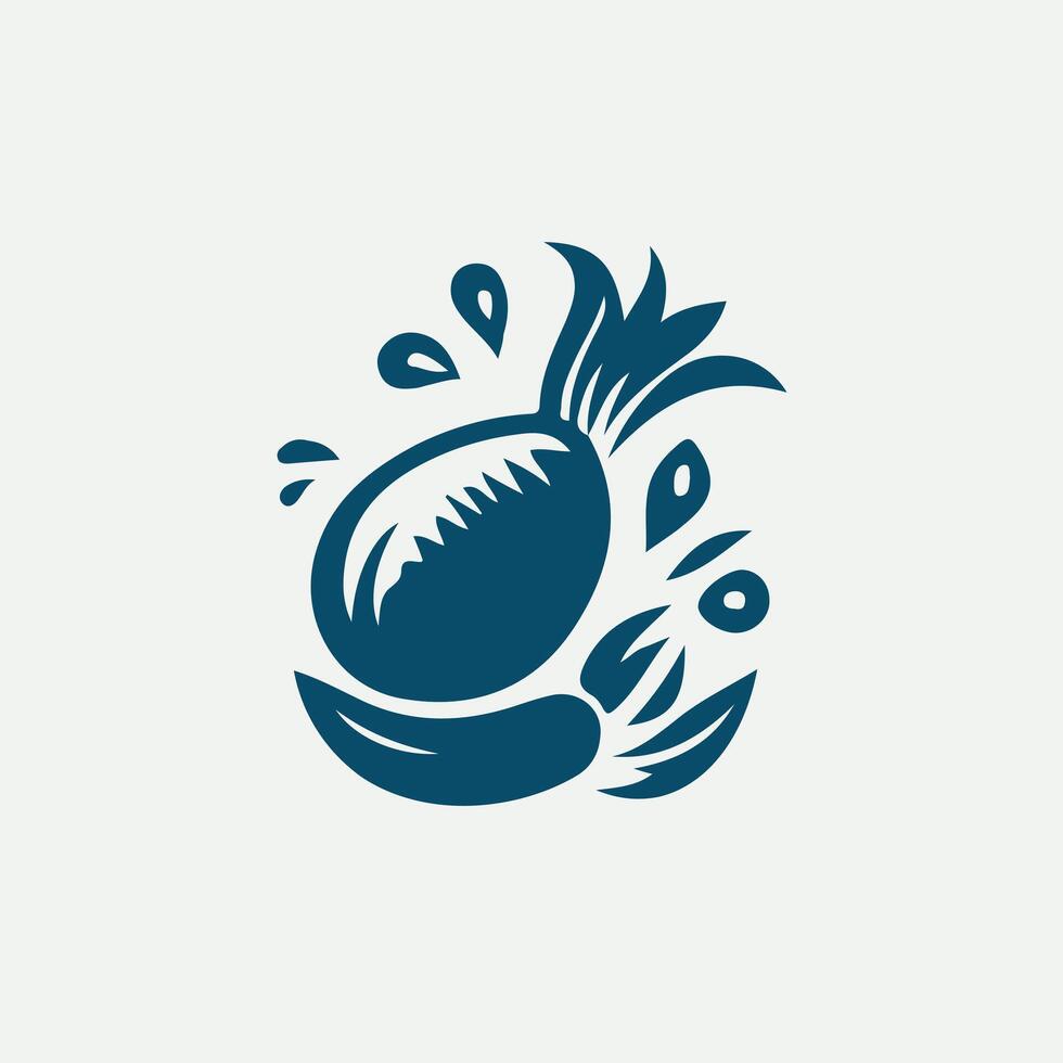 Baby Corn vegetable logo vector
