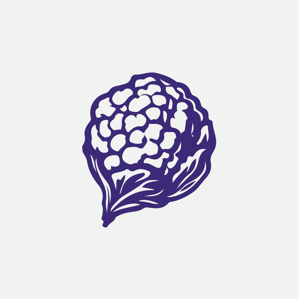Radish vegetable logo vector