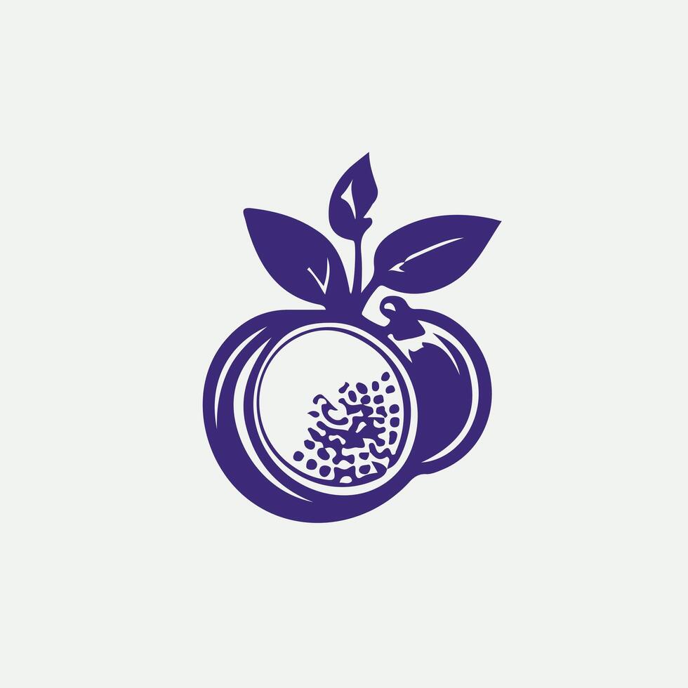 Mache vegetable logo vector