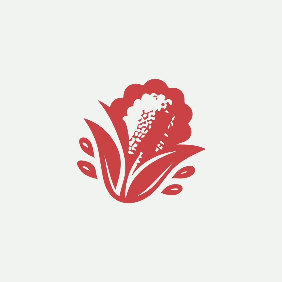 Corn vegetable logo vector