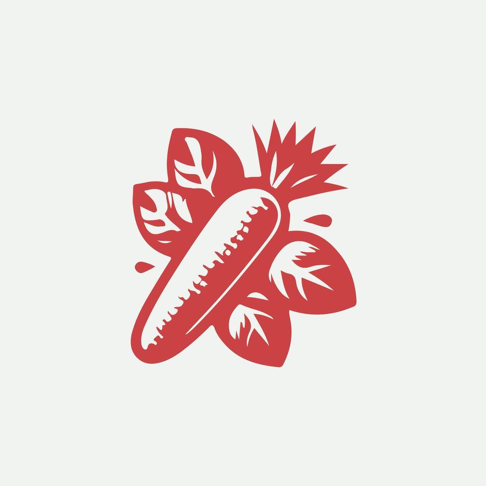 Broccoli vegetable logo vector
