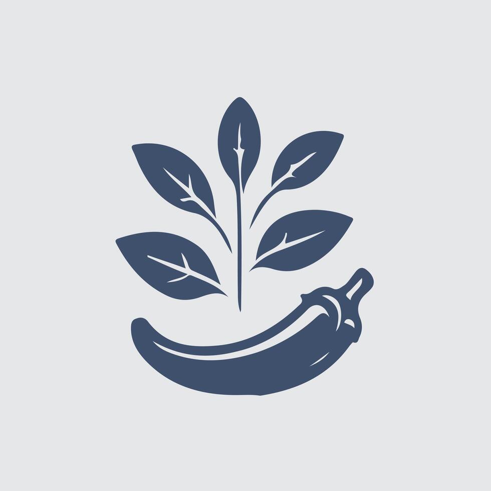 Acorn Squash vegetable logo vector
