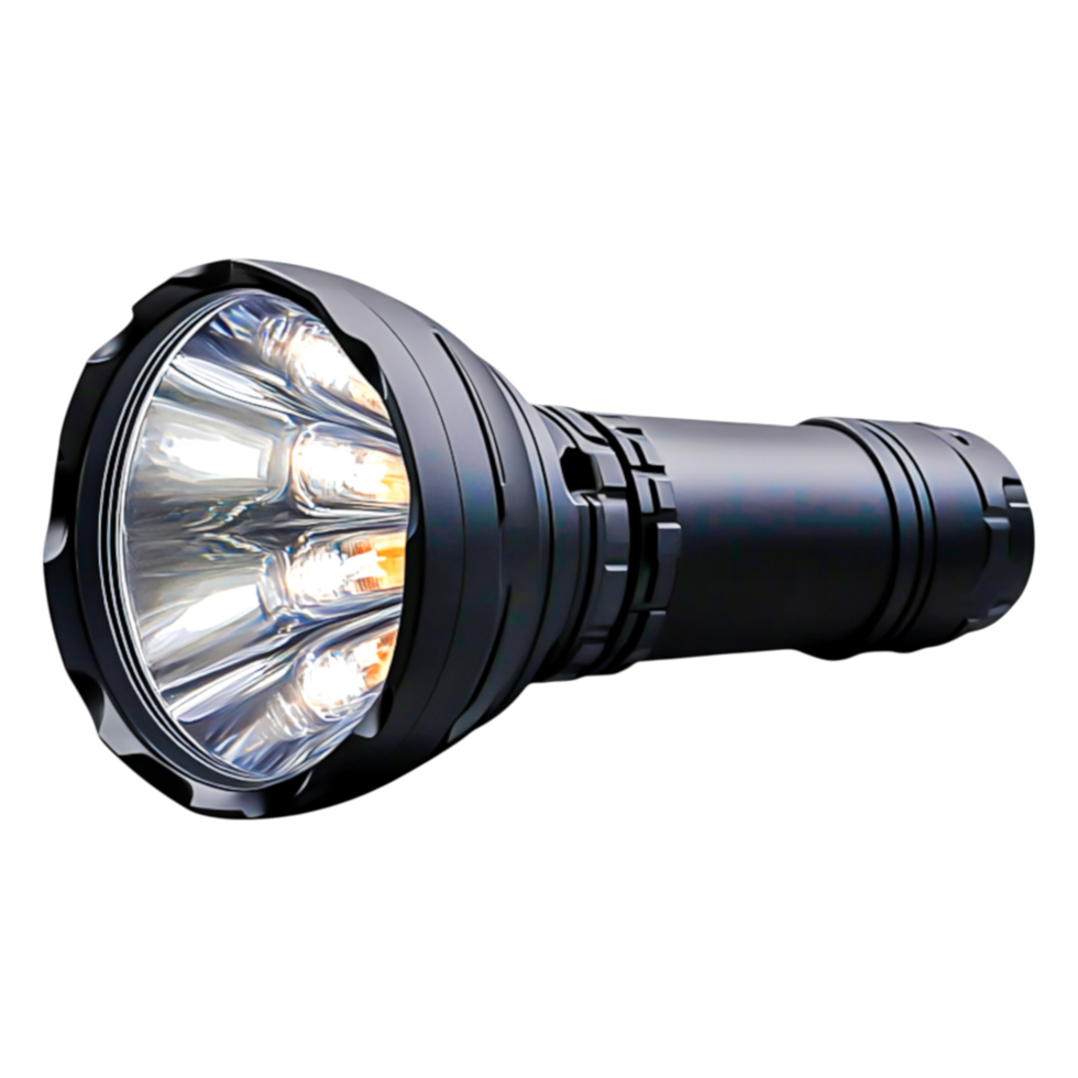 Bright Multi-LED Flashlight for Outdoor and Emergency Use png