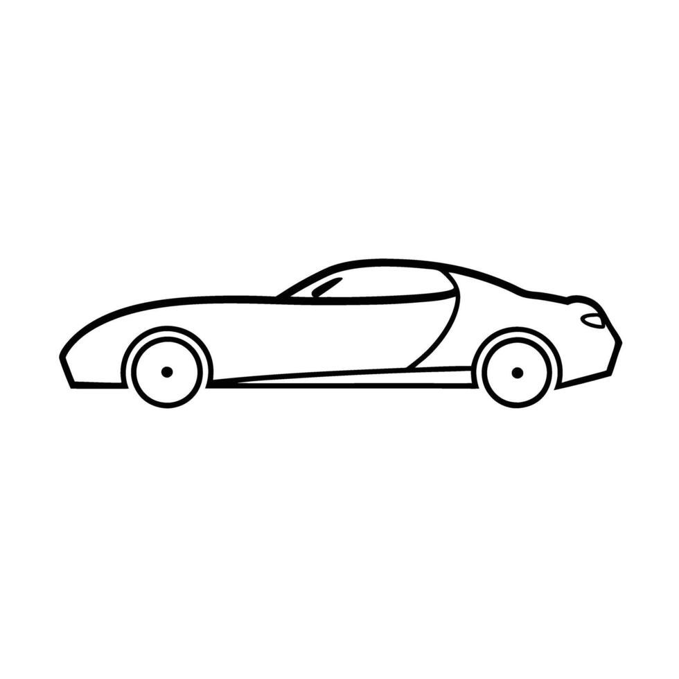 Modern line art design featuring convertible profile style for buyers vector