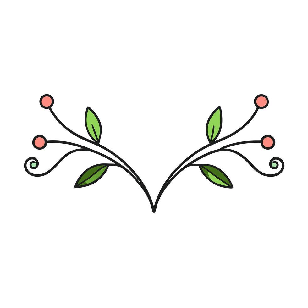 Elegant Floral Illustration for Decorative Design vector